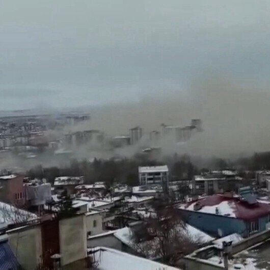 Foto - Kahramanmaraş'ta ikinci depremin ardından ürküten görüntü! 