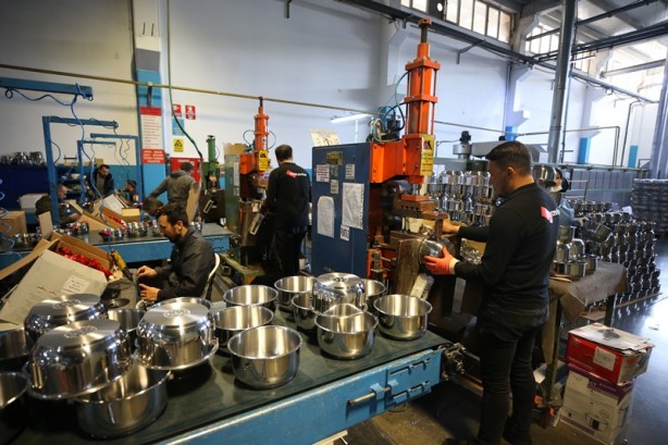 Foto - Kahramanmaraş'tan 3 ayda 59 milyon dolarlık metal mutfak eşyası ihracatı