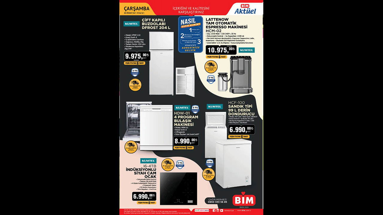 Foto - Kahve tiryakilerine fırsat! BİM ucuza espresso makinesi getiriyor… Kapış kapış gidecek