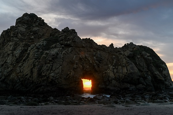 Foto - Kaliforniya'da gün batımı manzarası