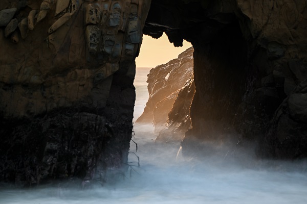 Foto - Kaliforniya'da gün batımı manzarası