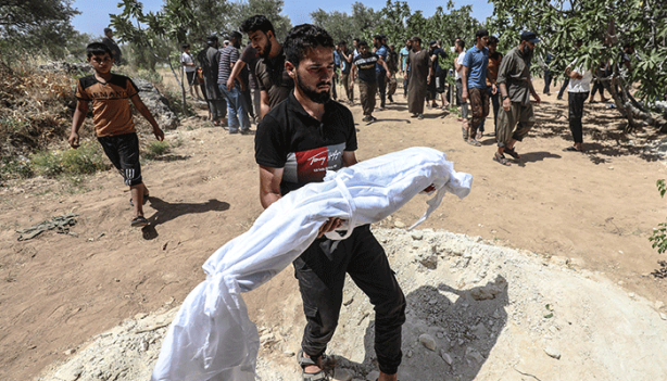 Foto - Kalleş Esed'in katlettiği çocuklar defnedildi