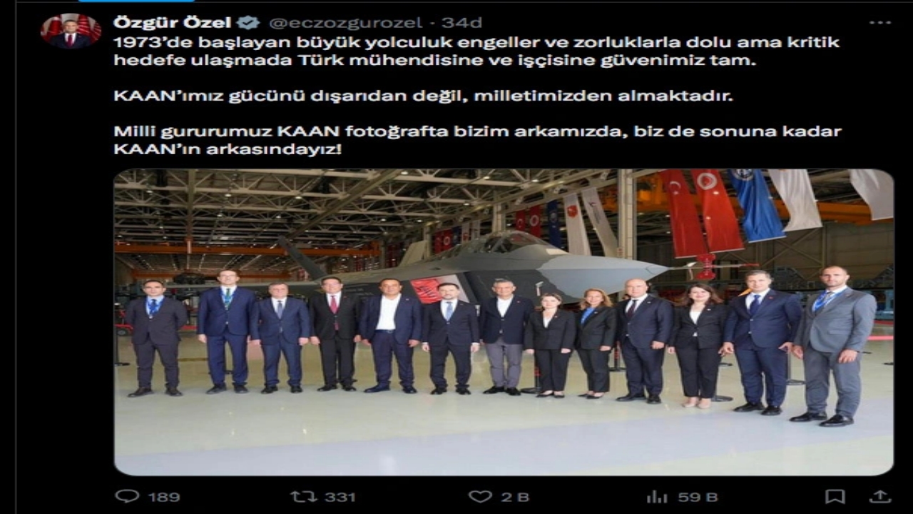 Foto - "Kalorifer peteği" diyorlardı, "milli gurur" oldu! CHP’den tarihi "KAAN" geri vitesi