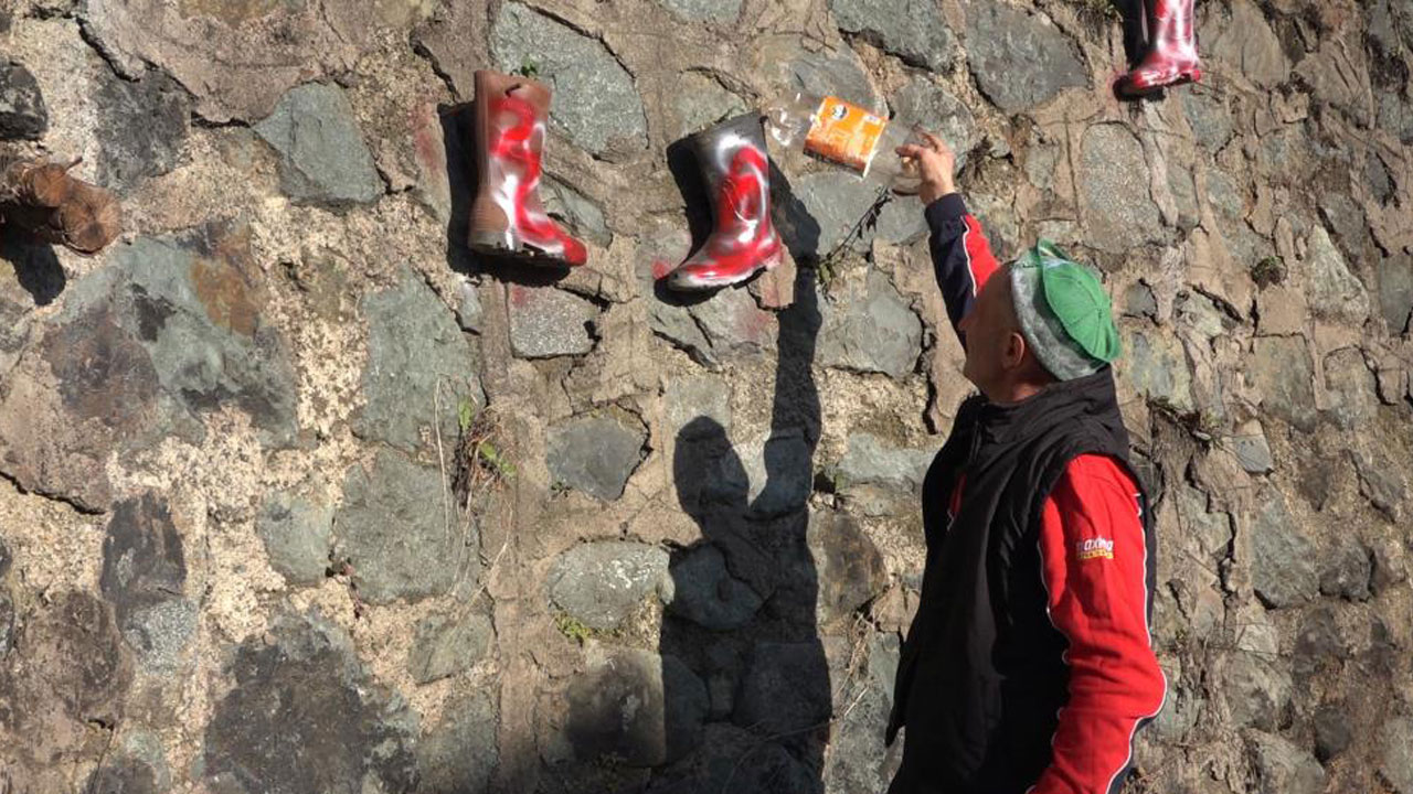 Kamera bile kurdu! Rizeli vatandaştan takdir toplayan hareket