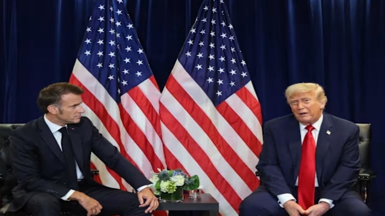 Foto - Kameralar önünde çok fena kapıştılar! BM’de Trump ve Macron arasında "Filistin" kavgası çıktı