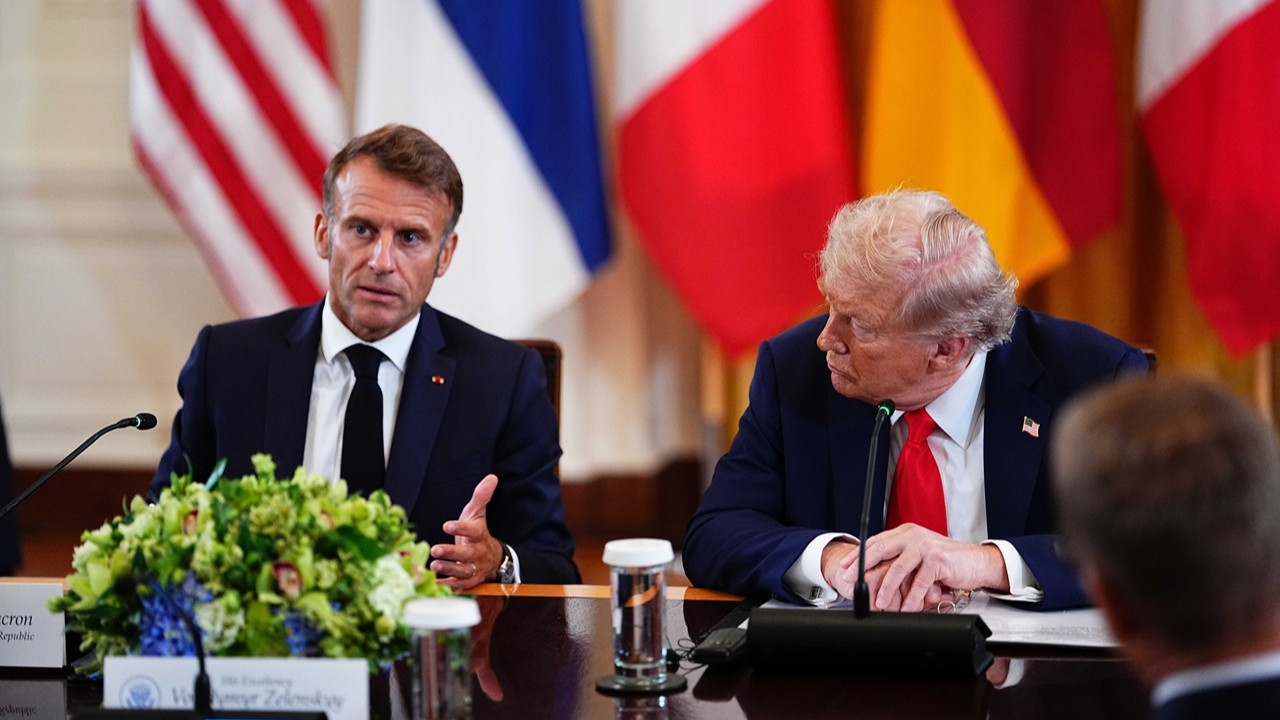 Foto - Kameralar önünde çok fena kapıştılar! BM’de Trump ve Macron arasında "Filistin" kavgası çıktı