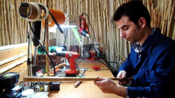 Kamıştan üretiyor, dünyaya satıyor!