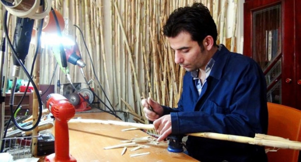 Foto - Kamıştan üretiyor, dünyaya satıyor!