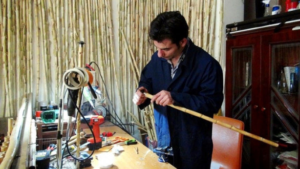 Foto - Kamıştan üretiyor, dünyaya satıyor!