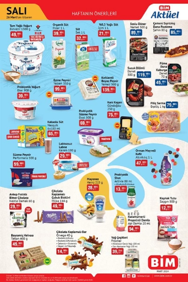 Foto - Kampanya 26 Mart'ta başlıyor! BİM'den kaçırılmayacak fırsatlar