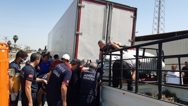 Kamyonet, tıra çarptı: 1 yaralı