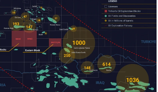 Foto - Kanadalılar Türk petrol rezerv haritasını tüm dünya ile paylaştı! Her yerden fışkırıyor