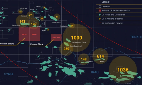 Kanadalılar Türk petrol rezerv haritasını tüm dünya ile paylaştı! Her yerden fışkırıyor