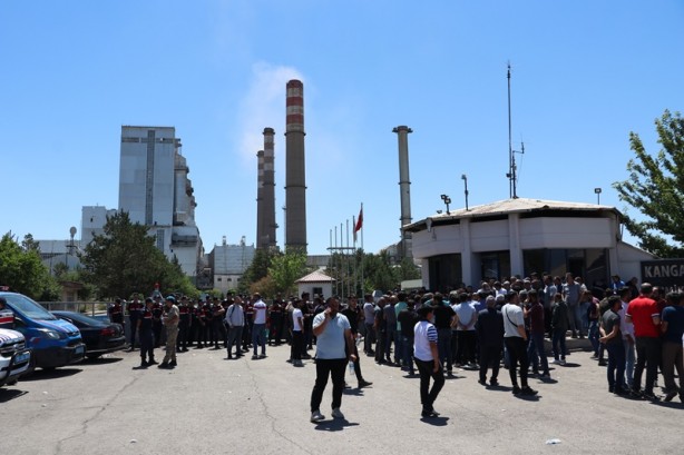 Foto - Kangal Termik Santrali'nde iş bırakma eylemi