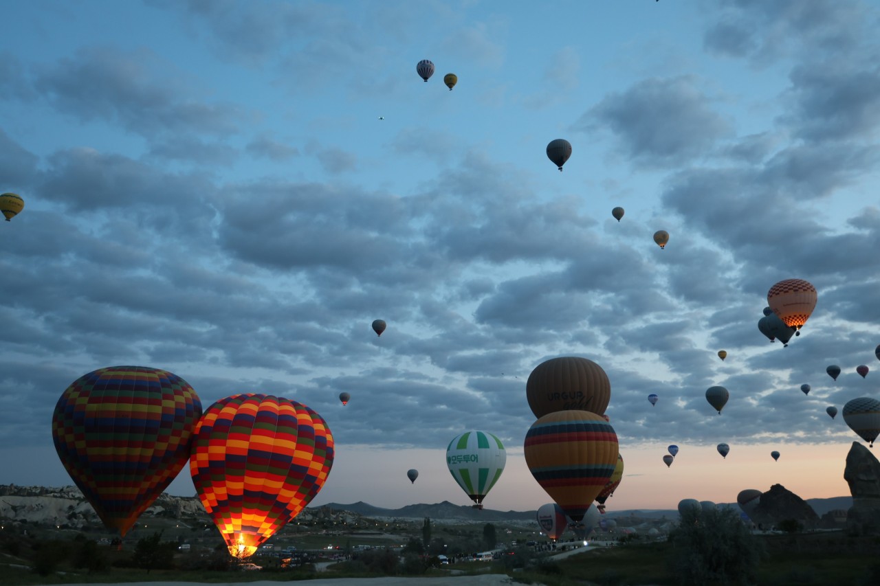 Foto - Kapadokya 19 Mayıs’a böyle renk kattı
