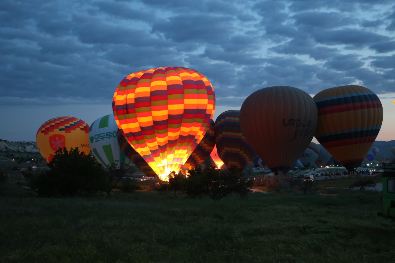 Kapadokya 19 Mayıs’a böyle renk kattı