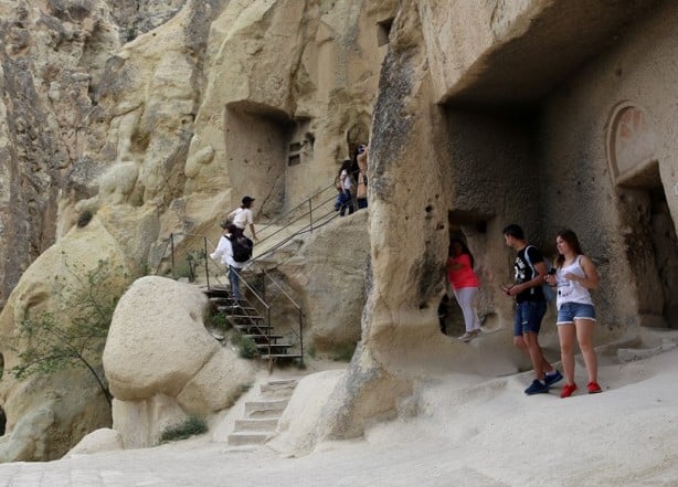 Kapadokya'da 1 Mayıs yoğunluğu