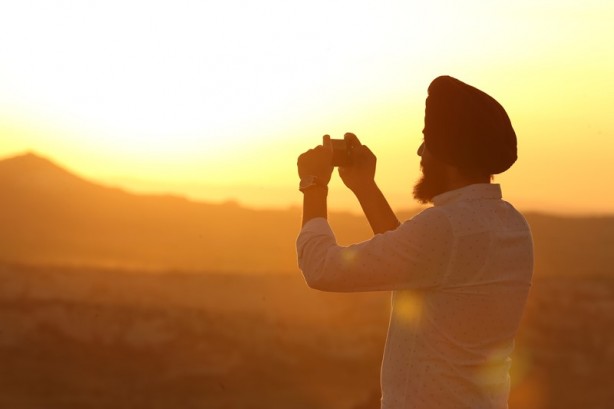 Foto - Kapadokya'da doğanın gösterisi: "Gün batımı"
