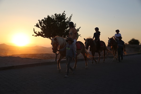 Foto - Kapadokya'da gün batımı keyfi