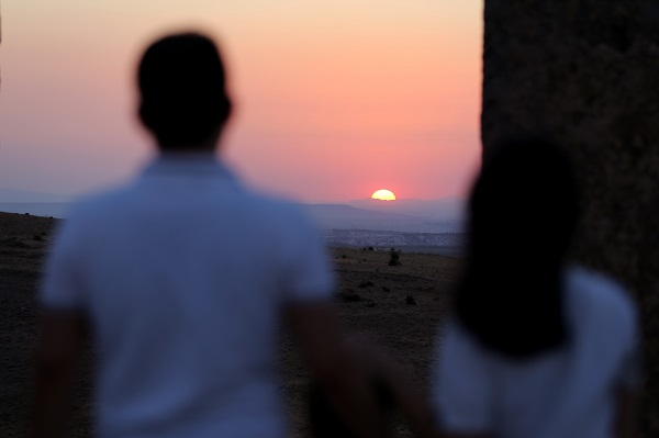 Foto - Kapadokya'da gün batımı keyfi