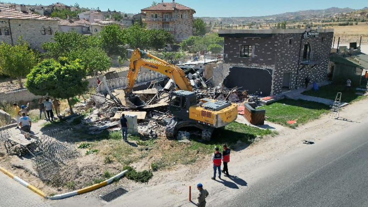 Kapadokya’da Kaçak Yapıya Geçit Yok...