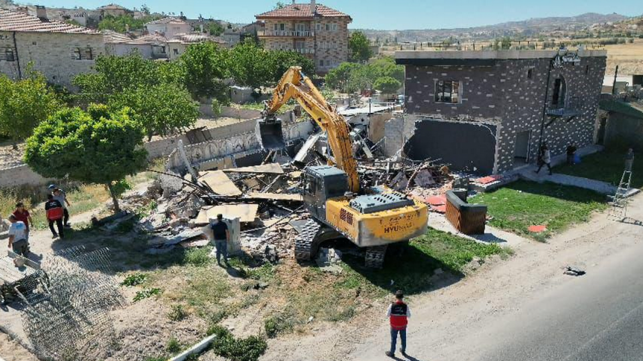 Foto - Kapadokya’da Kaçak Yapıya Geçit Yok...