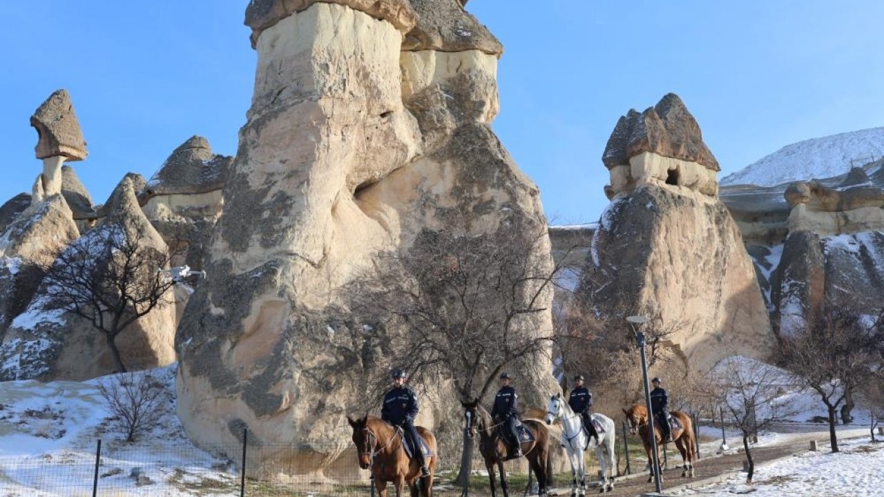 Kapadokya'nın güvenliği atlı birliklere emanet