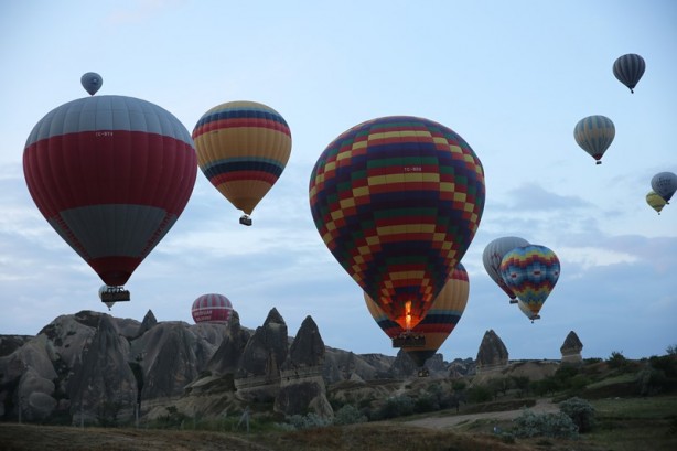 Foto - Kapadokya'ya turist akını