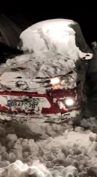 Foto - Kar altında kaybolan araç 4 günde bulundu