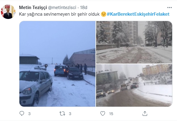 Foto - Kar bereket Eskişehir felaket! CHP’li belediye her yerde aynı