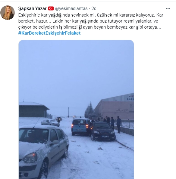 Foto - Kar bereket Eskişehir felaket! CHP’li belediye her yerde aynı