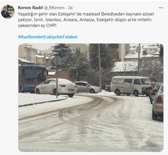 Foto - Kar bereket Eskişehir felaket! CHP’li belediye her yerde aynı