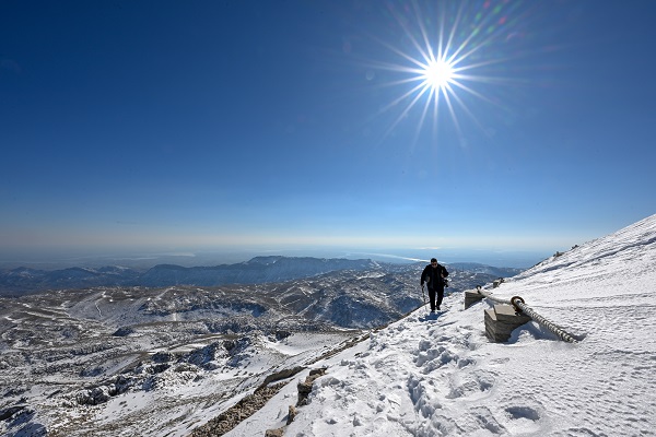 Foto - Kar kış demeden Nemrut Dağı'na akın ediyorlar