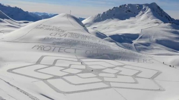 Foto - Kar ressamından ilginç şov! Görenler hayret ediyor