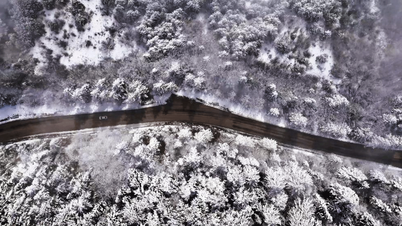 Foto - Kar sürprizi! Her yer bembeyaz oldu