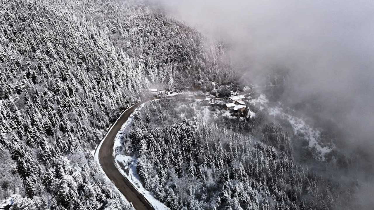 Foto - Kar sürprizi! Her yer bembeyaz oldu