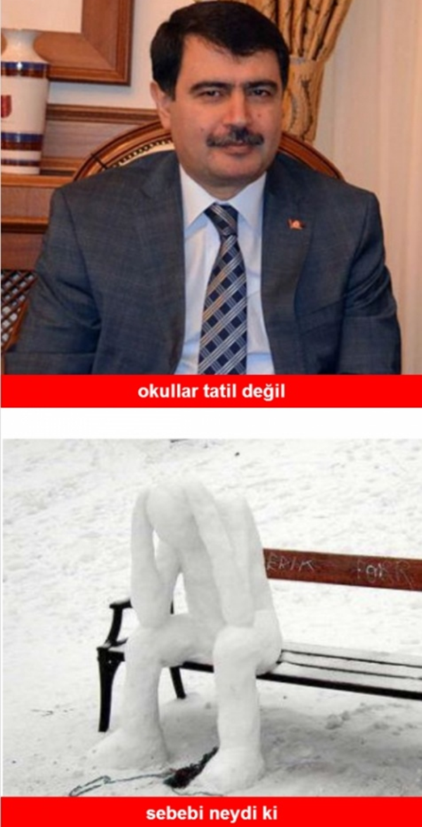 Foto - Kar tatili capsleri sosyal medyayı salladı