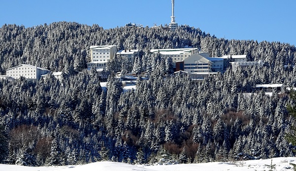 Foto - Kar yağdı, orman evleri dolup taştı