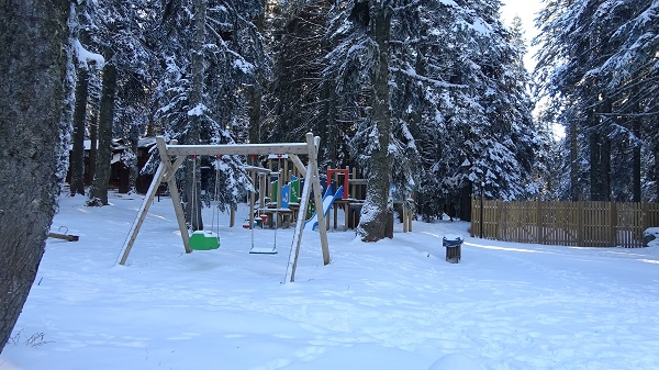 Foto - Kar yağdı, orman evleri dolup taştı