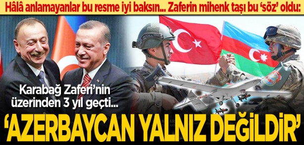 Karabağ Zaferi’nin üzerinden 3 yıl geçti... Hâlâ anlamayanlar bu resme iyi baksın: SİHA’lar yoğun şekilde kullanılmıştı: ‘Azerbaycan yalnız değildir’