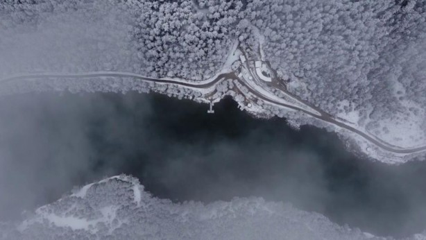 Foto - Karabük'te doyumsuz kar manzarası