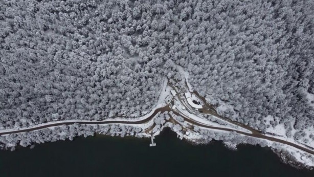 Foto - Karabük'te doyumsuz kar manzarası