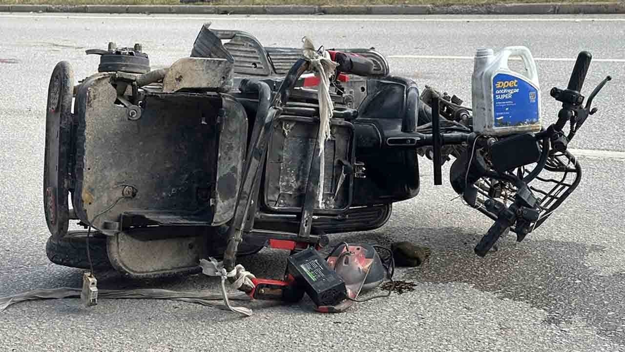 Foto - Karabük'te ölümcül kaza: Elektrikli bisiklet sürücüsü hayatını kaybetti 