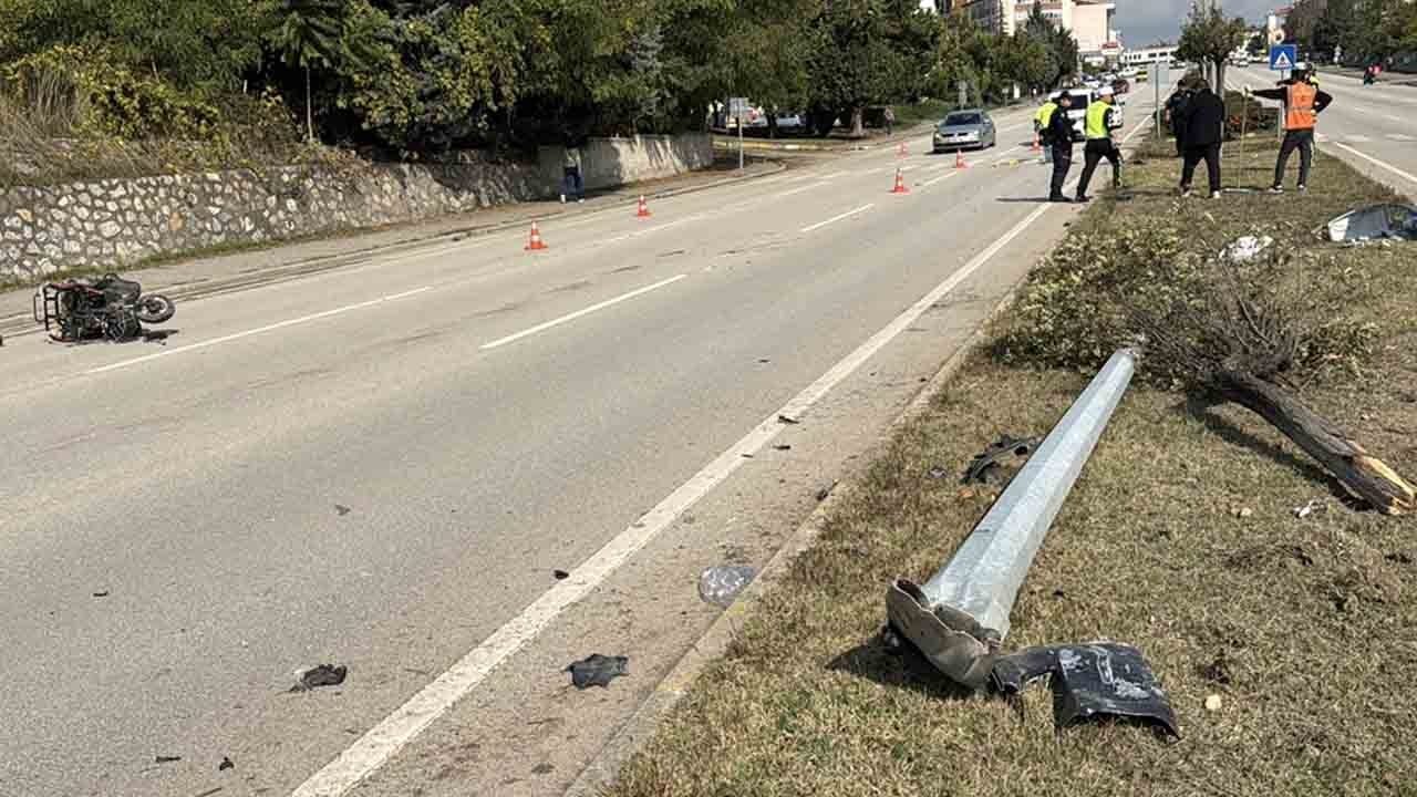 Foto - Karabük'te ölümcül kaza: Elektrikli bisiklet sürücüsü hayatını kaybetti 