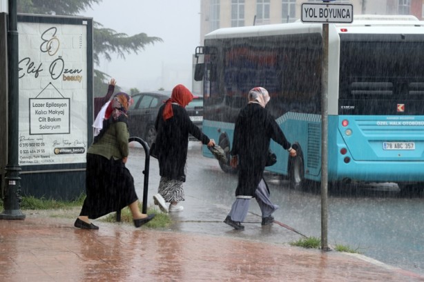 Foto - Karabük'te sağanak ve dolu yağışı