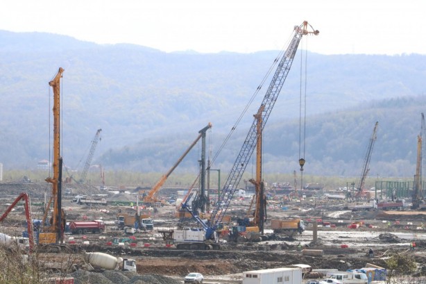 Foto - Karadeniz gazı geliyor! Karadan boru döşeme başladı