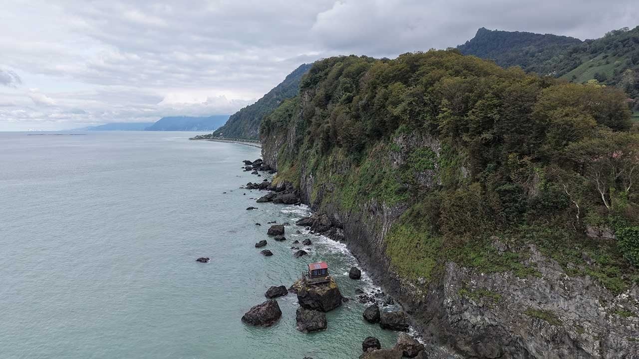 Foto - Karadeniz insanının zekası ve kültür sevdası sınır tanımıyor! Artvinli gençlerden denizin ortasında eşsiz 