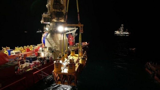Foto - Karadeniz'de 23 saatlik dev operasyon! Doğal gaz hatları...