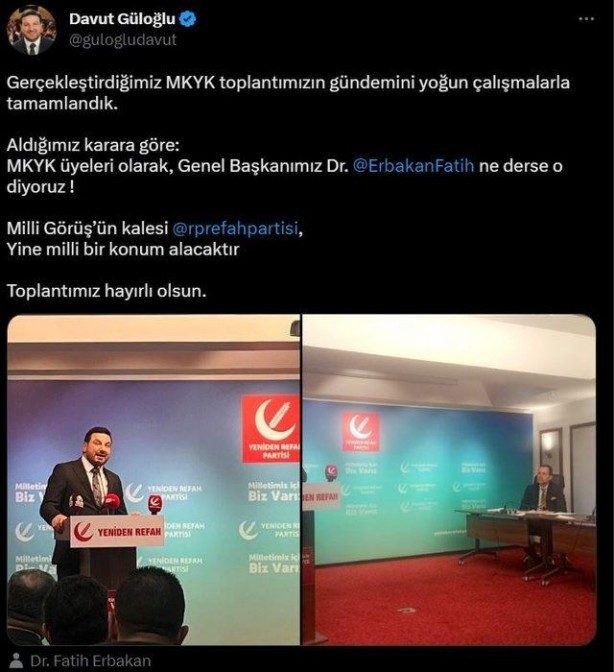 Foto - Karadenizli şarkıcı Davut Güloğlu Cumhur ittifakı görüşmeleri sürerken paylaştı! Bakın hangi partiliymiş