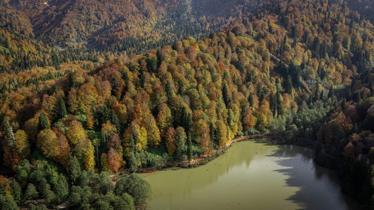 Foto - Karagöl güz renklerine büründü